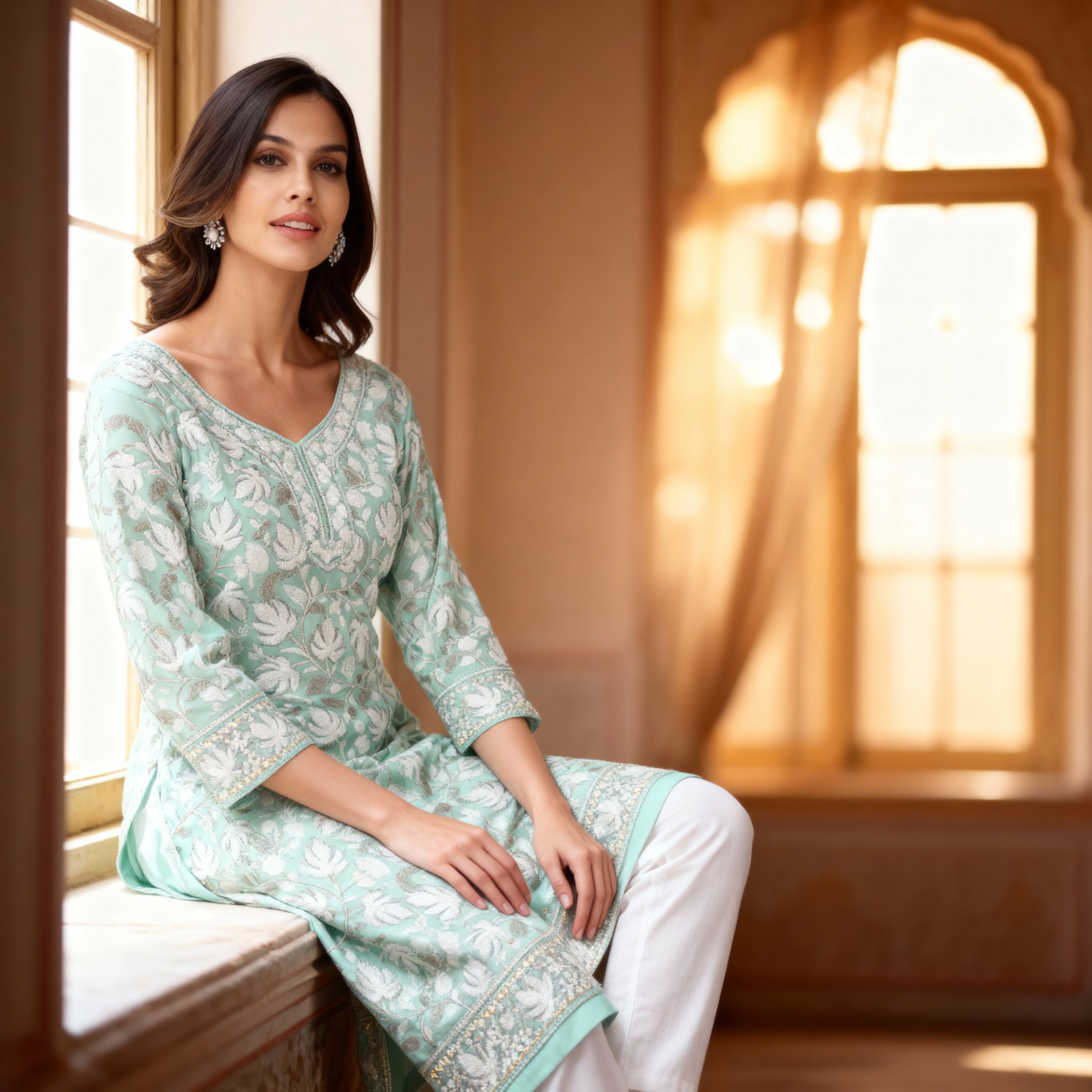 Shalimar Neel Kurti