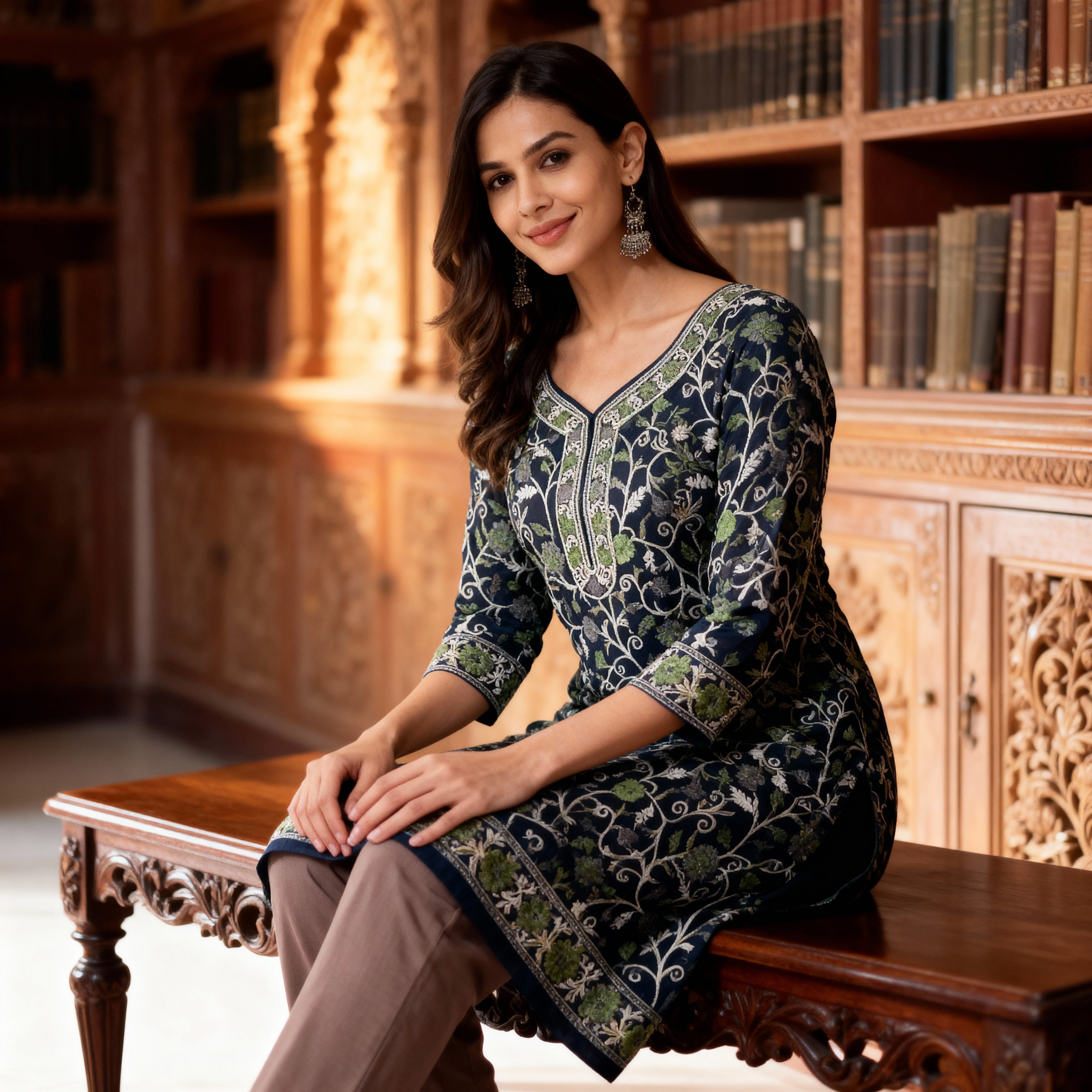 Khwaab-e-Neel Kurti